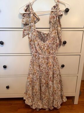 Altar'd State Tie-Shoulder Sundress